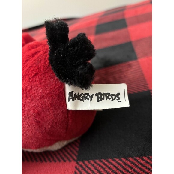 Angry Birds Red Girl Bird Plush with Yellow Bow 6" No Sound Commonwealth Rovio - Picture 5 of 6